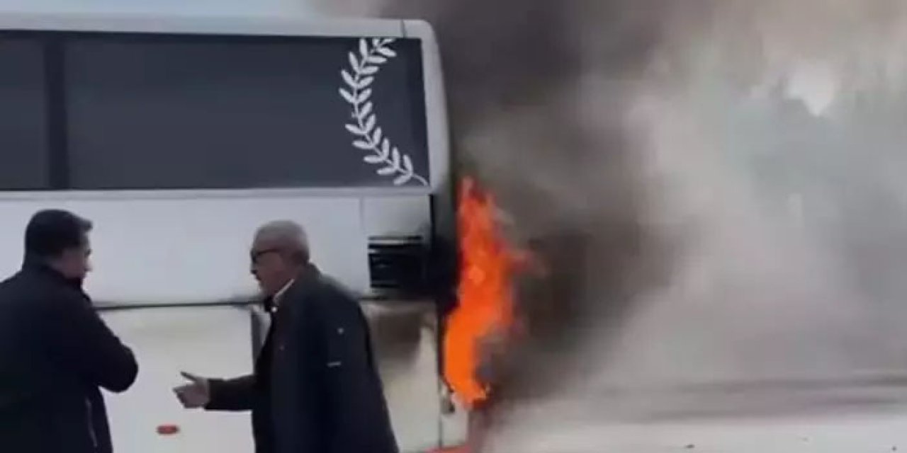 TAG Otoyolu’nda korku dolu anlar: Yolcular son anda tahliye edildi