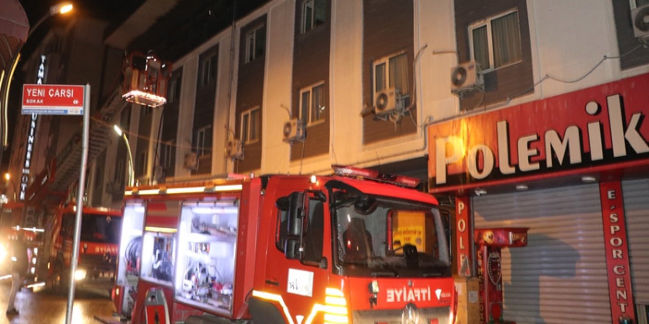Van’da otel restoranında çıkan yangın paniğe yol açtı