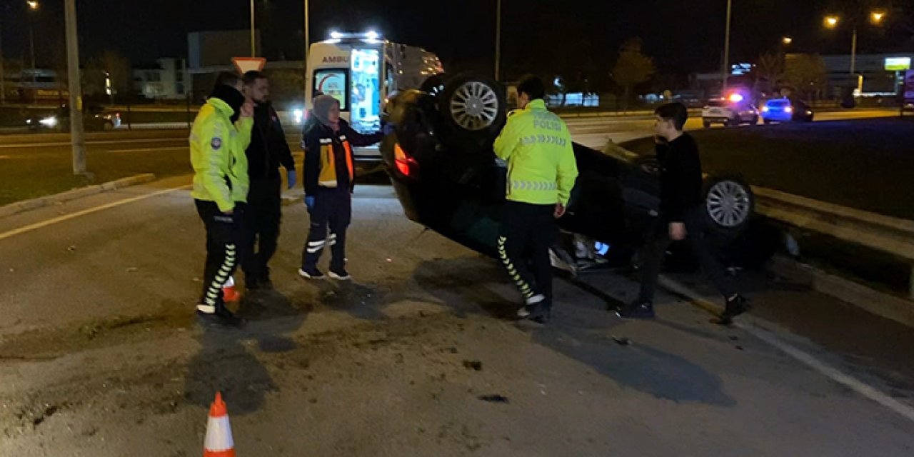 Bursa'da gece yarısı korkunç kaza: 1 kişi yaralandı