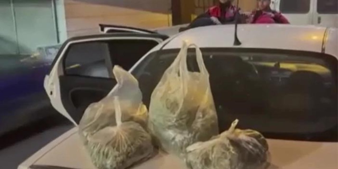 Başkentte şüpheli durdurma: 4 kilo esrar ele geçirildi