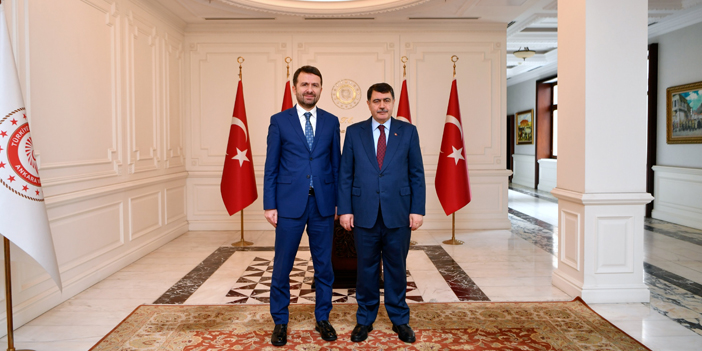 BİK Genel Müdürü Abdulkadir Çay'dan Ankara Valisi Vasip Şahin’e ziyaret