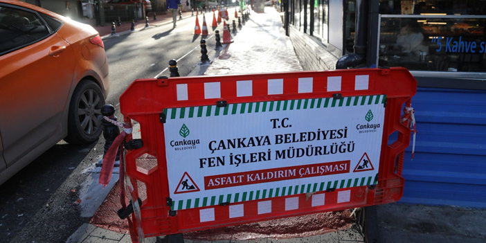 Kızılay'da asfalt ve kaldırımlar yenileniyor: Çankaya Belediyesi sahada