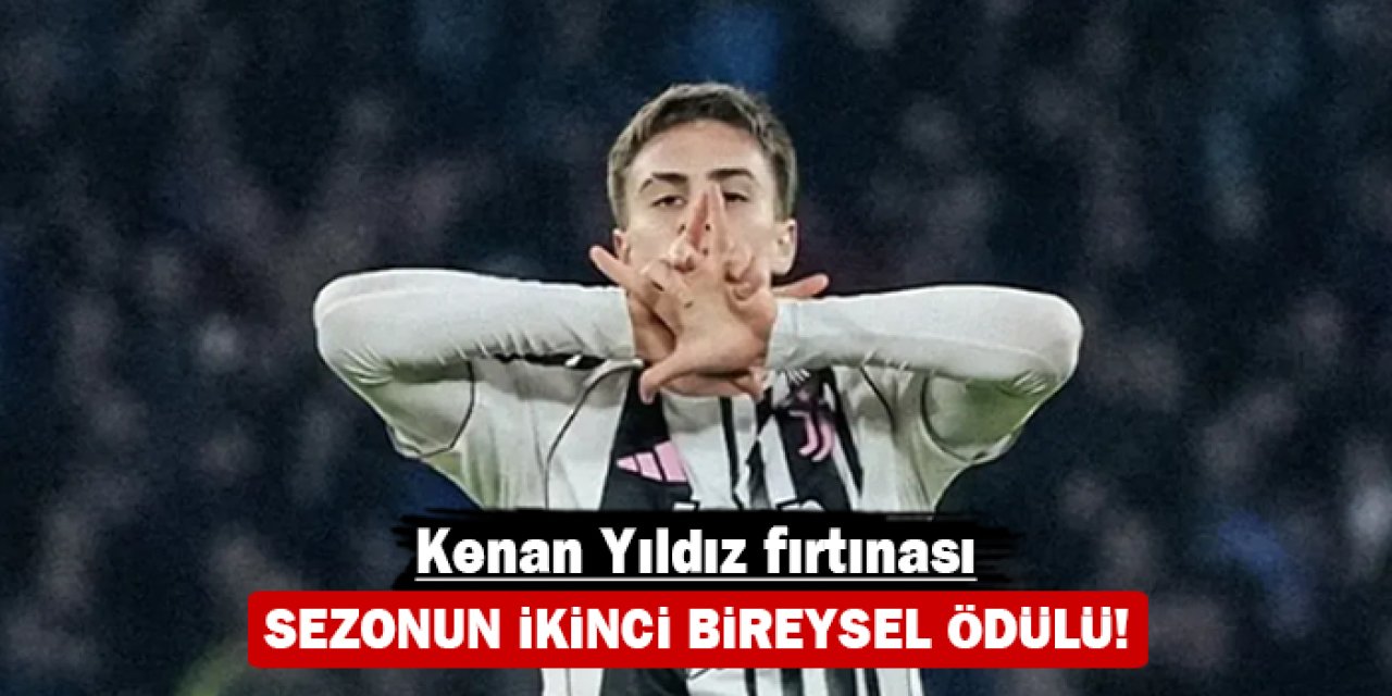 Kenan Yıldız fırtınası: Sezonun ikinci bireysel ödülü!