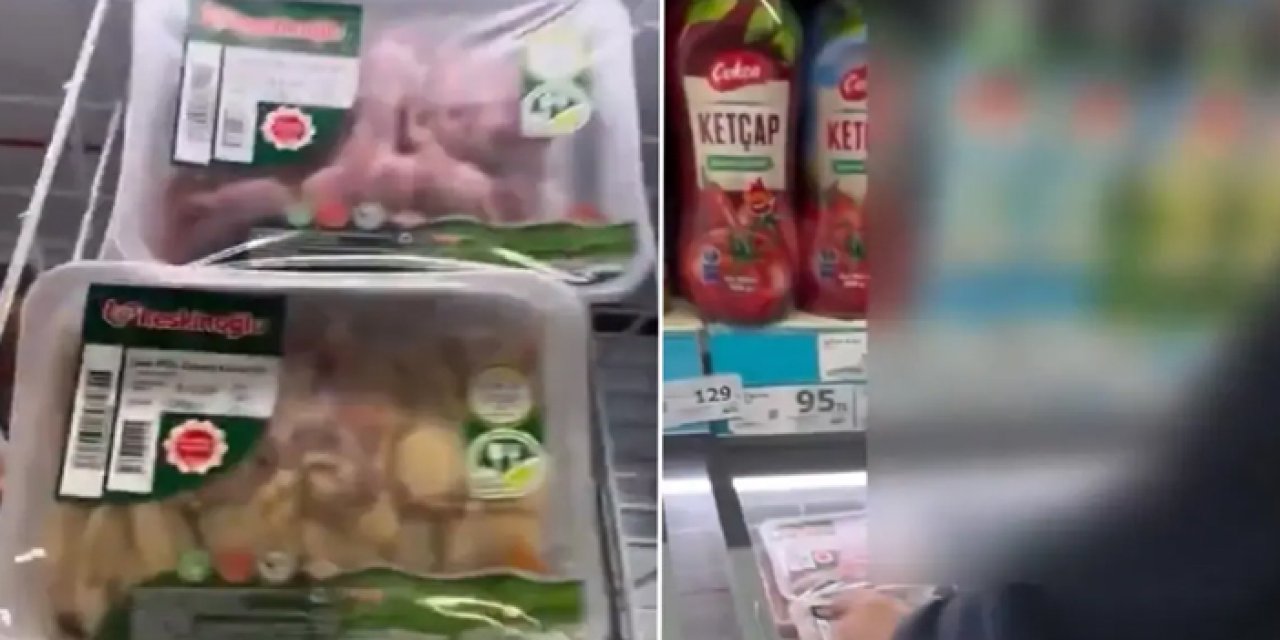 Zincir markette bozuk tavuk skandalı!