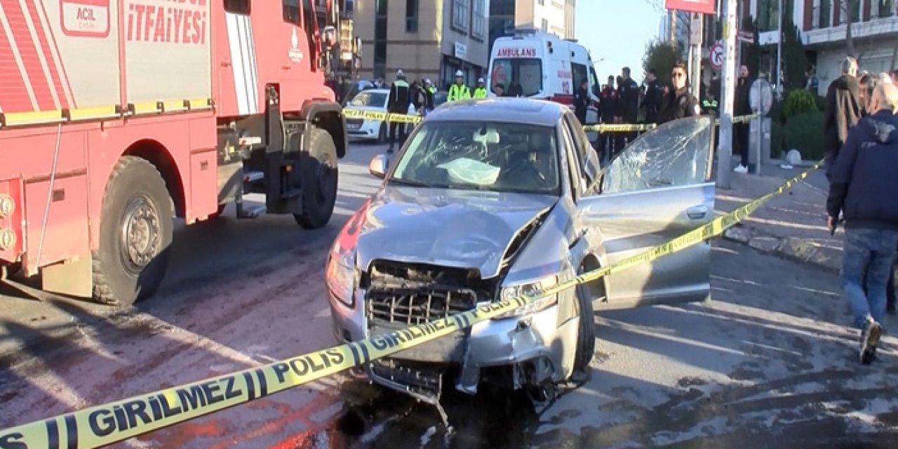 Şişli’de kontrolden çıkan otomobil yayaların arasına daldı: 2 ölü, 6 yaralı