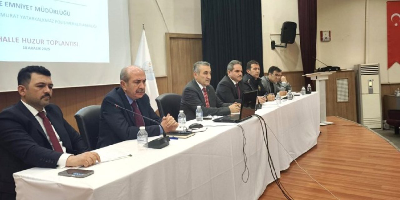 Mamak’ta dokuzuncu mahalle huzur toplantısı gerçekleştirildi