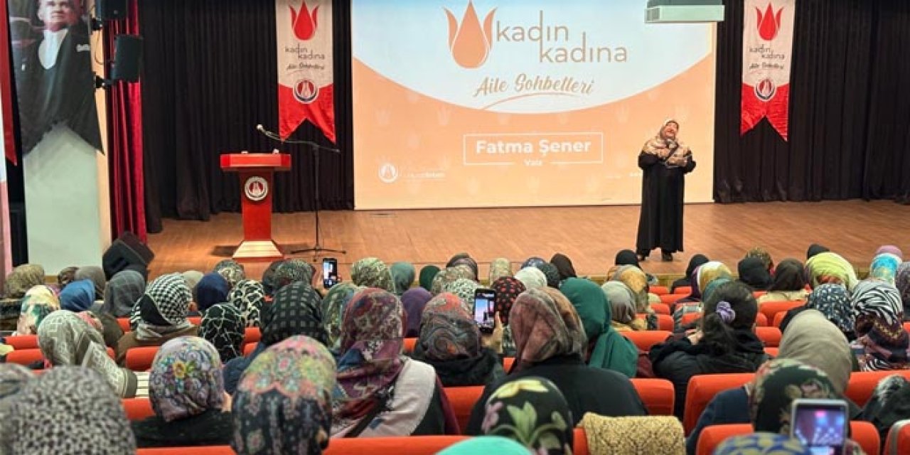 Kadın Kadına Aile Sohbetleri’nde anlamlı konu: Bu ayın konuğu Vaiz Fatma Şener oldu