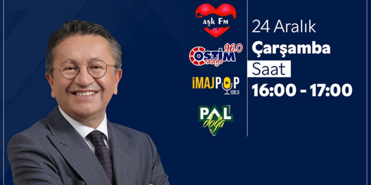 Altındağ Belediye Başkanı Veysel Tiryaki canlı yayında Altındağ gündemini anlatacak