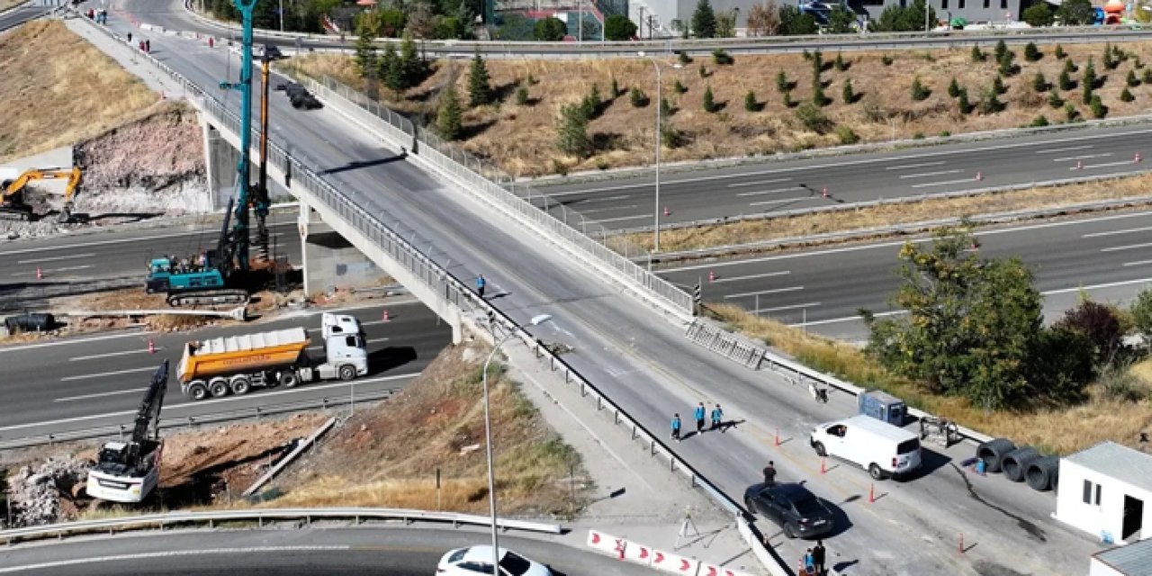 Ankara Çevre Otoyolu Kıbrısköy Köprüsünde yol kapanacak