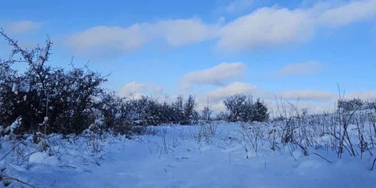 Ankara’nın bazı ilçelerinde kar hasreti sona erdi