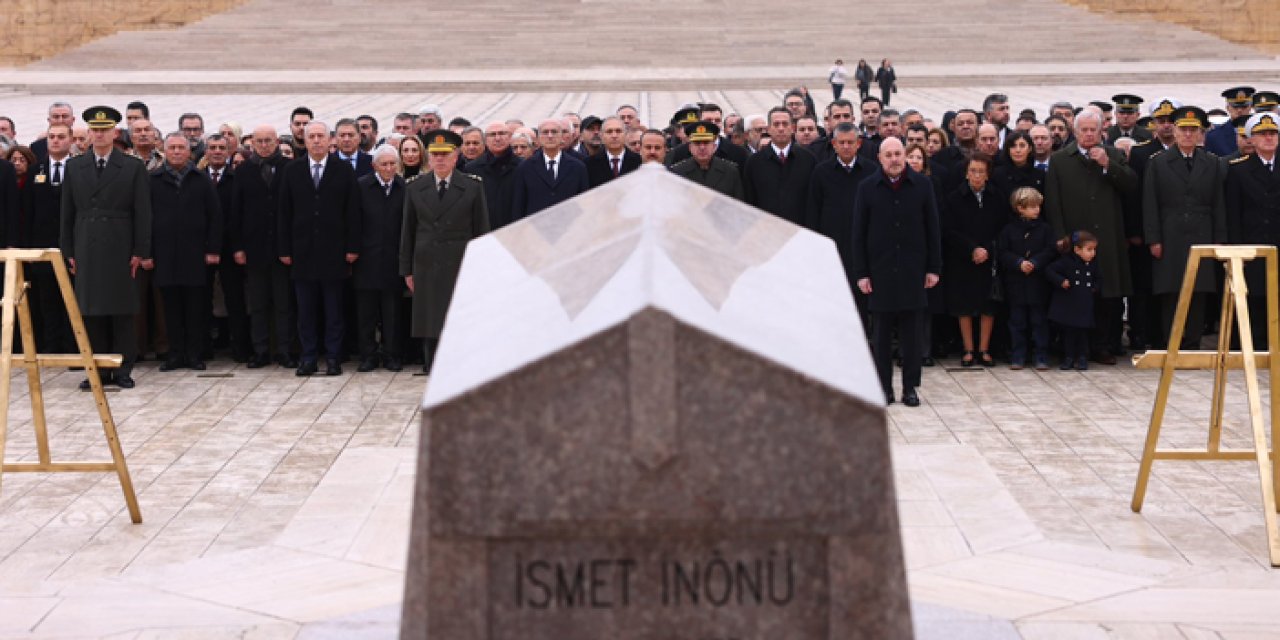 İsmet İnönü, vefatının 52. yılında Anıtkabir’de anıldı