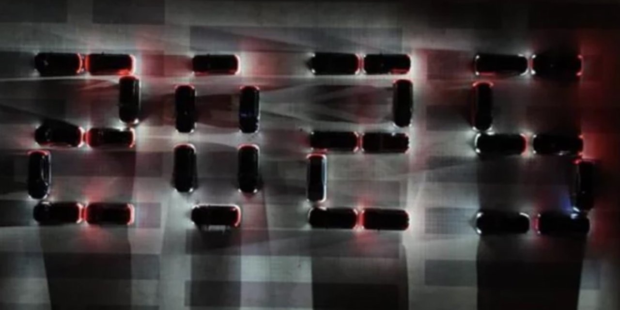 Başkentte TOGG’la yeni yıl gösterisi yapıldı