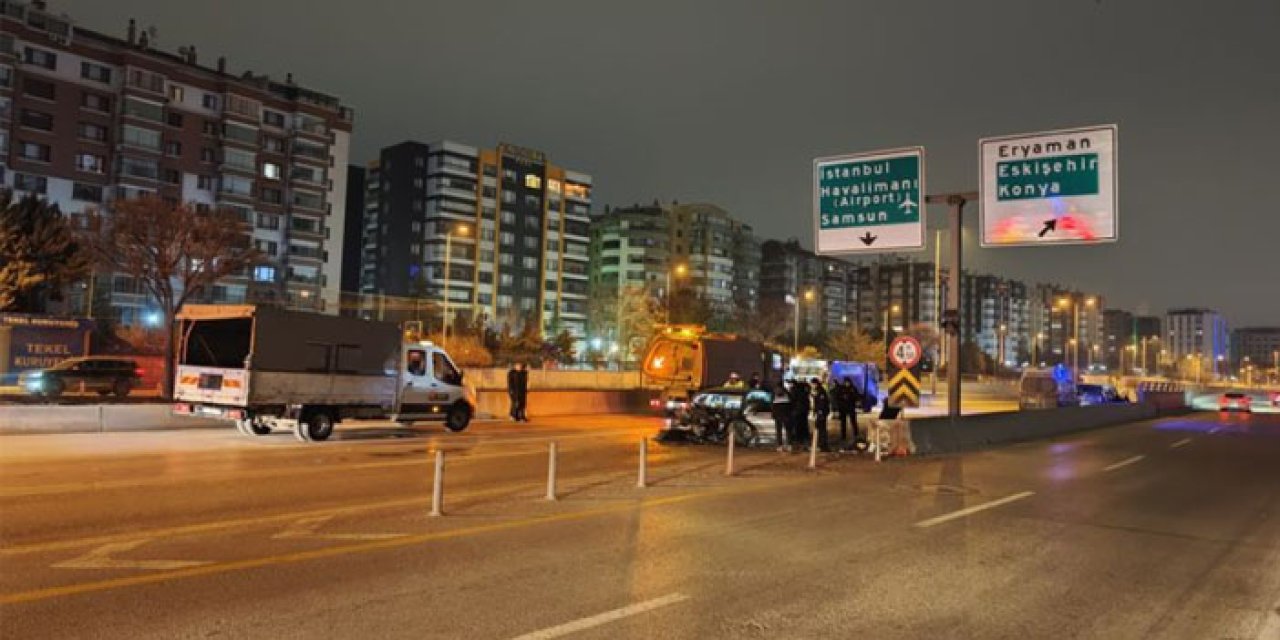 Kontrolden çıkan otomobil Ankara’da faciaya yol açtı: 1 kişi hayatını kaybetti