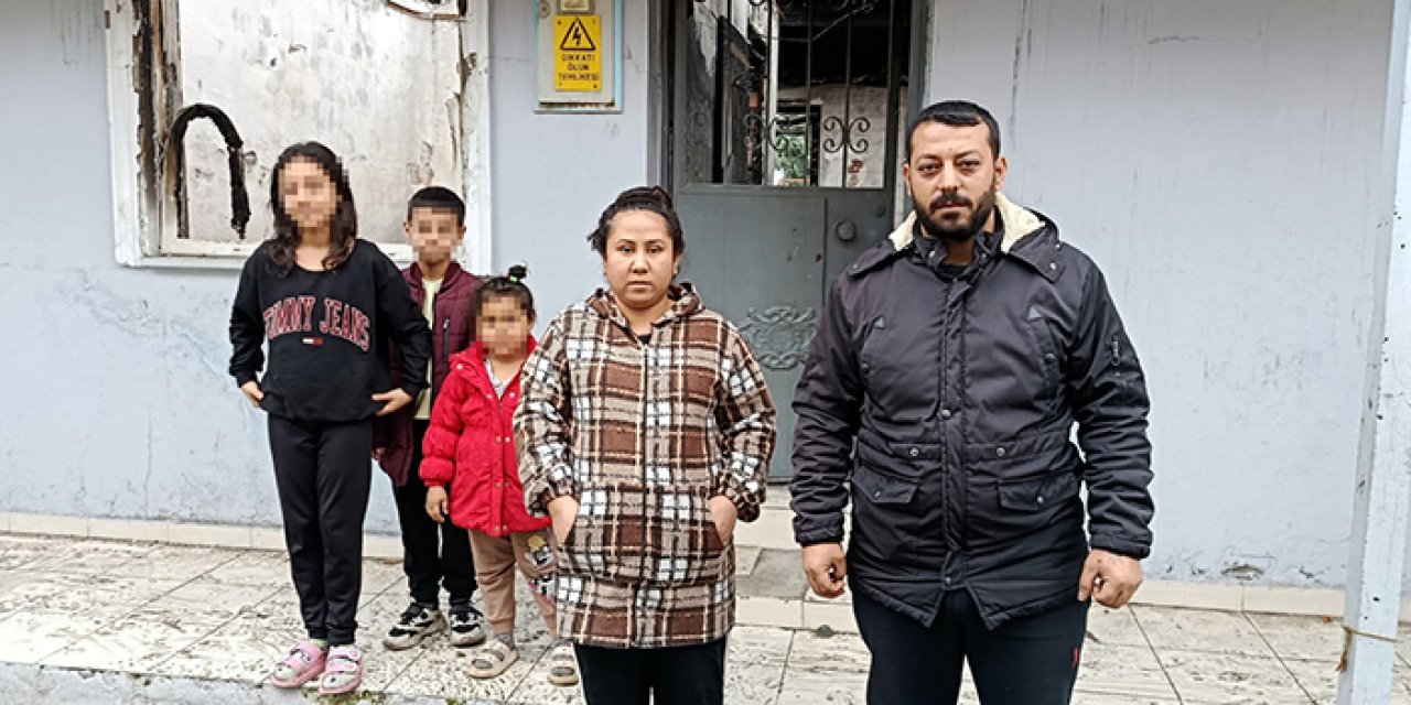 Edirne’de 3 çocuklu ailenin yardım çağrısı