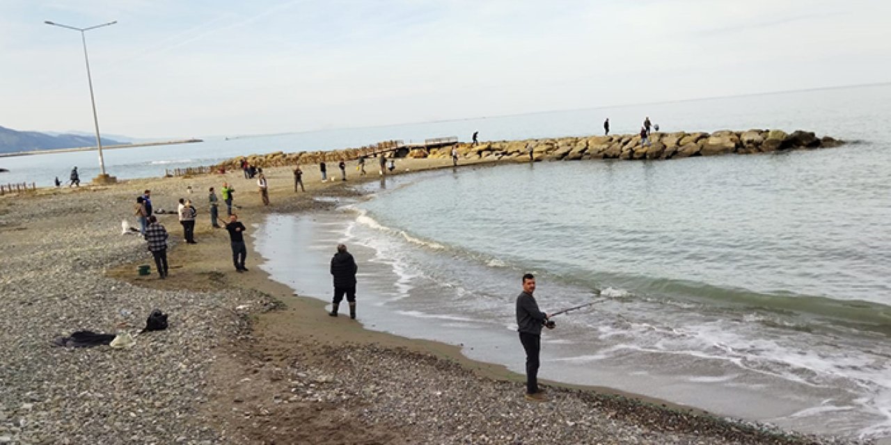 Samsun’da denizden taşan sürpriz: Sahil bir anda doldu