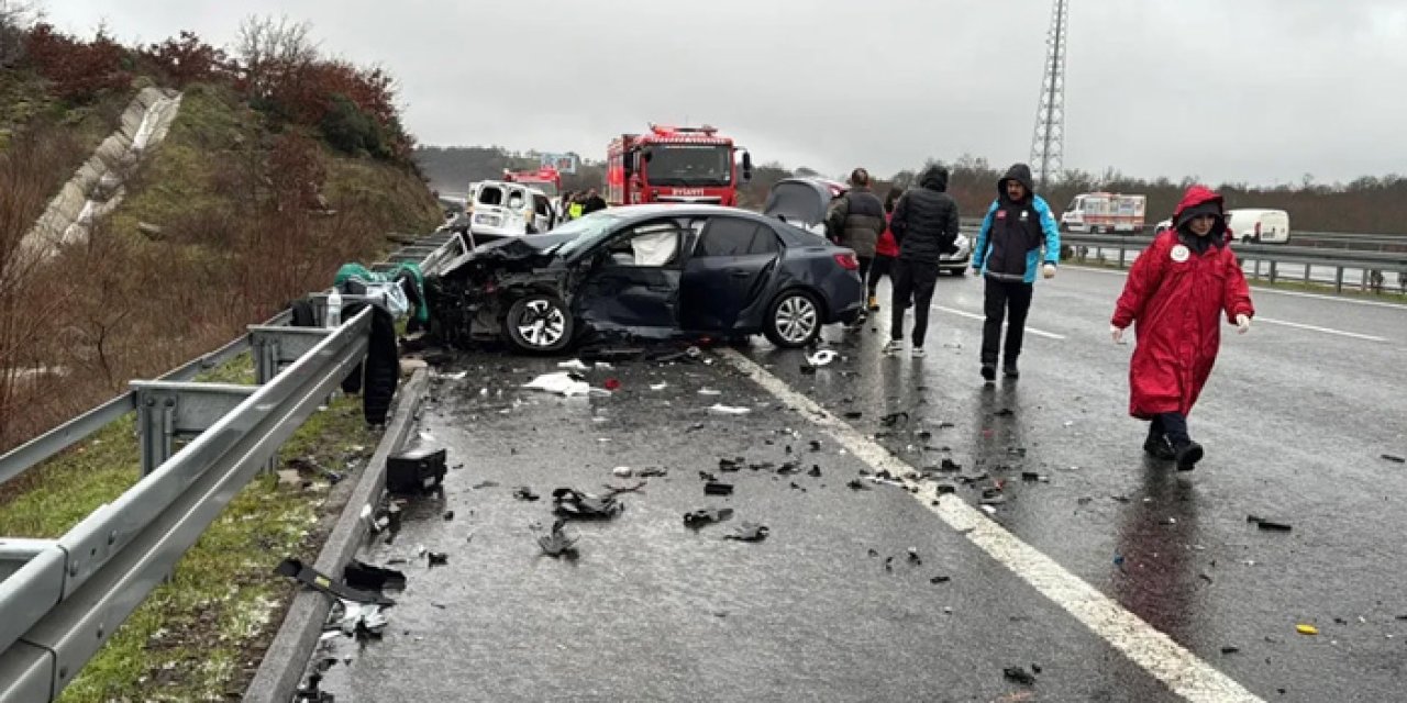 İstanbul–İzmir Otoyolu’nda Zincirleme Kaza: 1 Ölü, 10 Yaralı