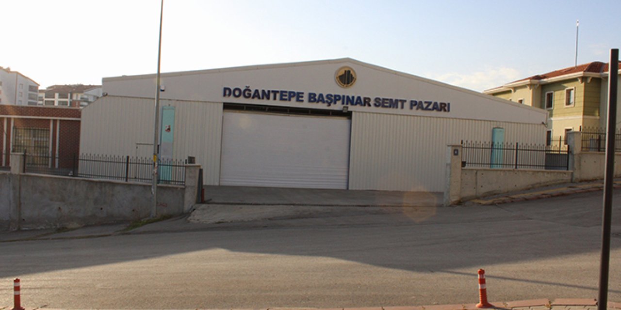 Doğantepe Başpınar Semt Pazarı kapandı: Alan kiraya verildi