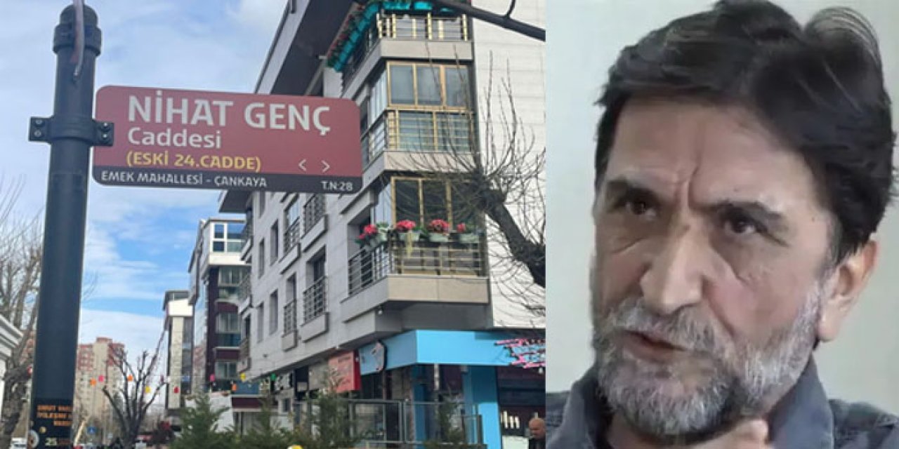 Ankara’da bir caddeye Nihat Genç’in adı verildi