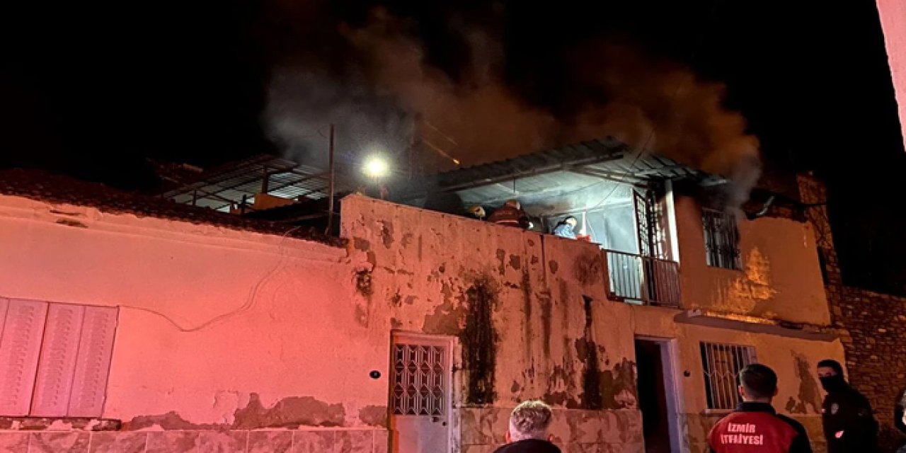 İzmir'de dehşet: Yaşlı kadın alevlerin arasında can verdi