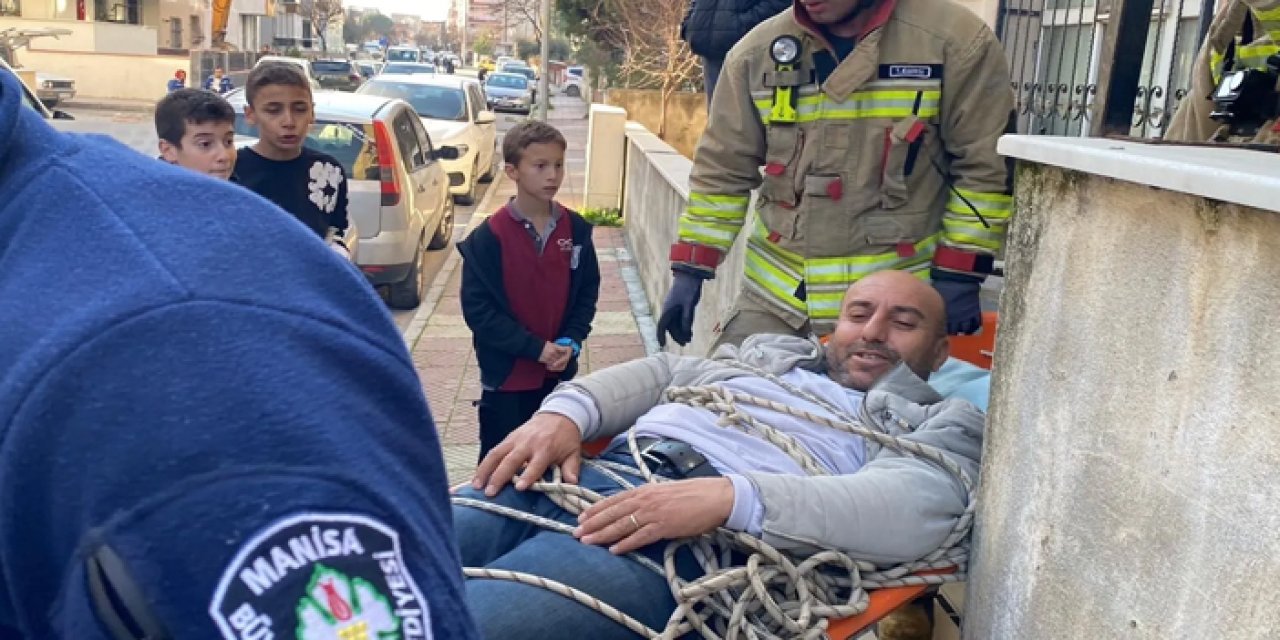 Manisa'da güvercini için ölümden döndü