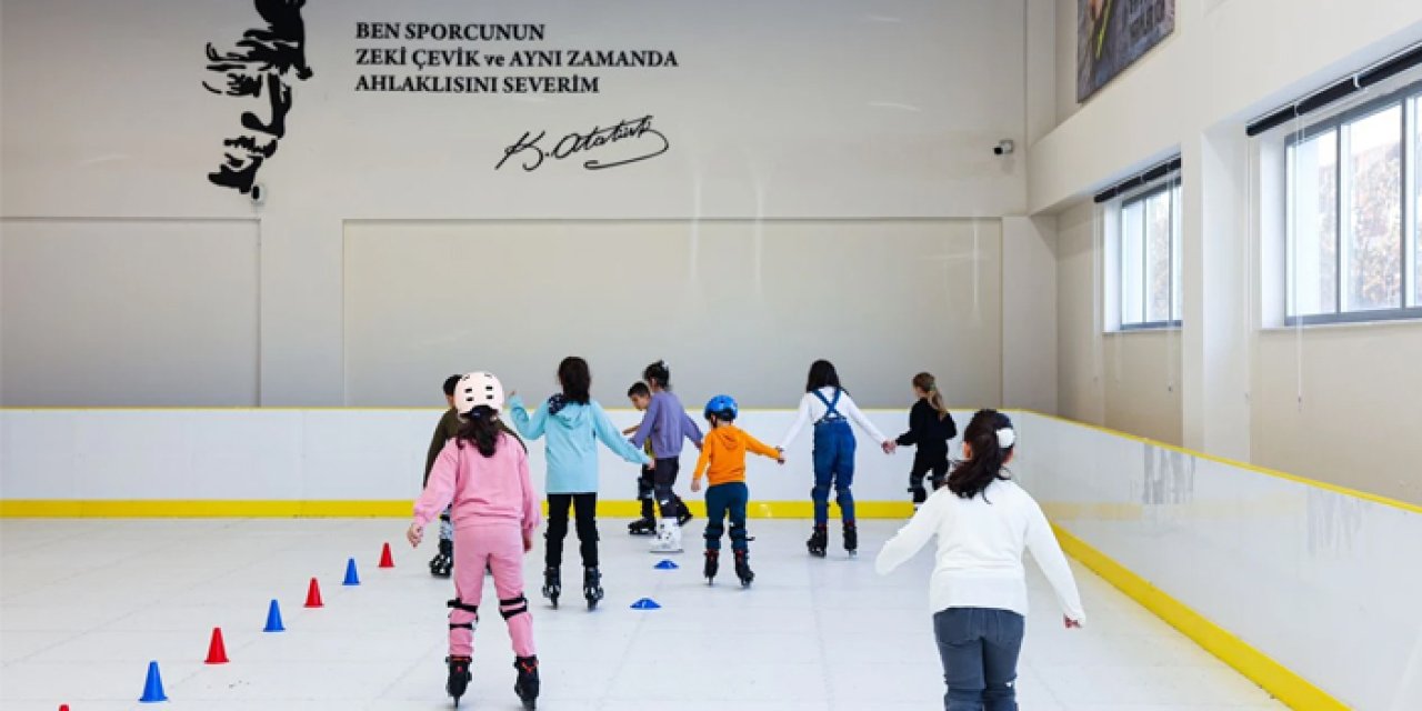 Gölbaşı’nda ara tatilde çocuklara spor imkânı sağlandı