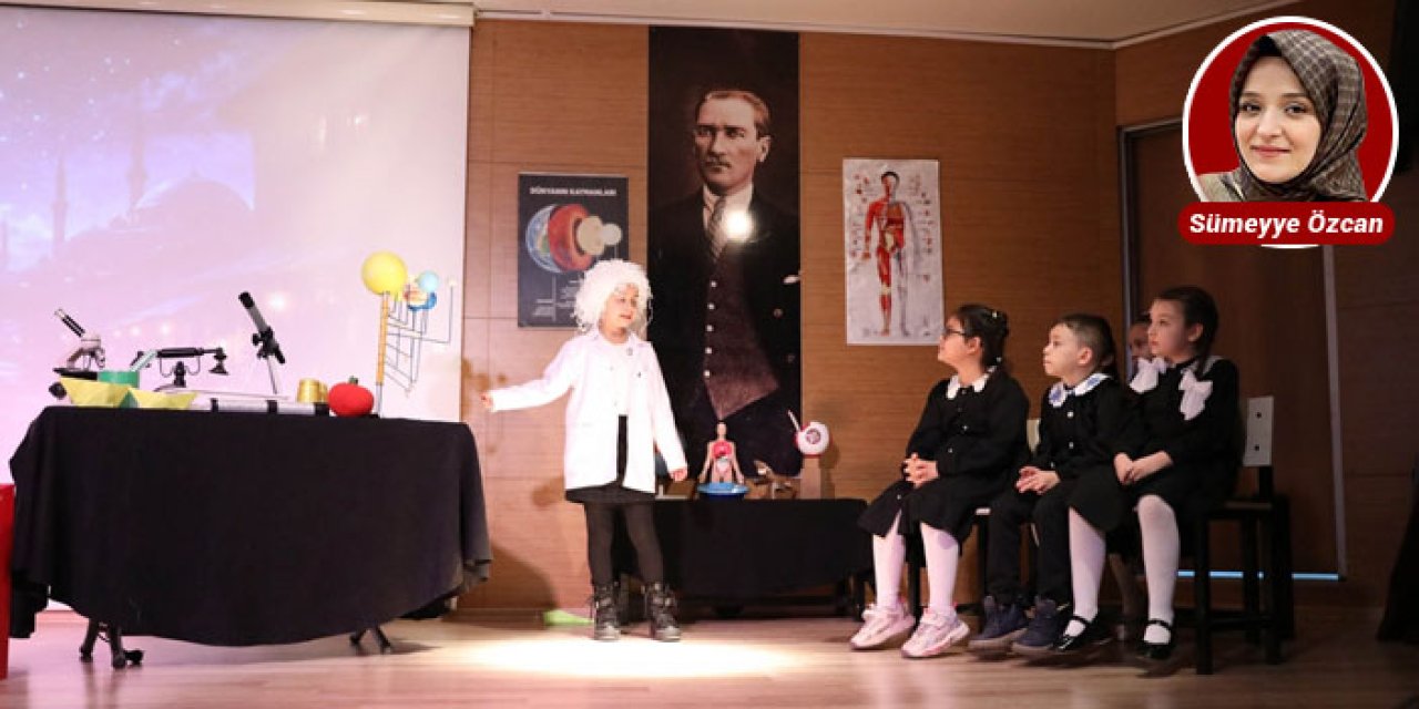 Keçiören’de öğrencilerden bilim dolu tiyatro