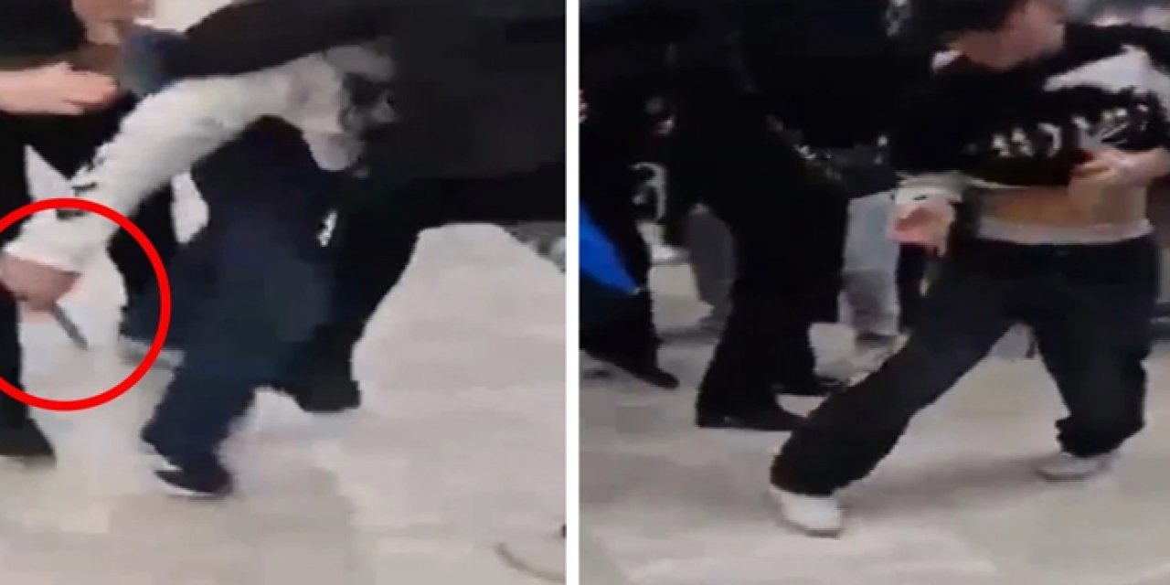 AVM’de bıçaklı kavga: 2 çocuk tutuklandı