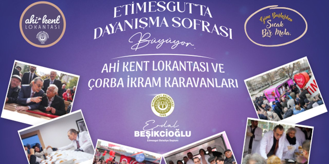 Ahi Kent Lokantasının 3 aylık karnesi: 23 bin porsiyon yemek, 5 bin simit