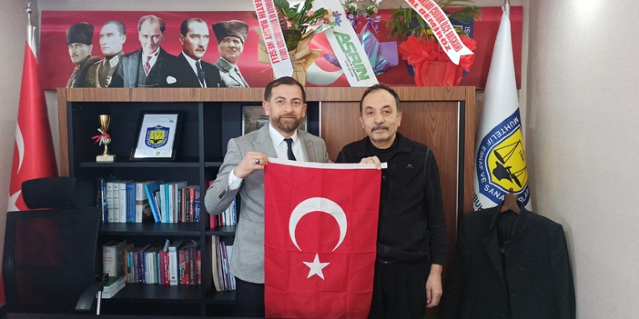 Çubuk Terör Mağdurları Derneği'nden oda başkanlarına anlamlı hediye