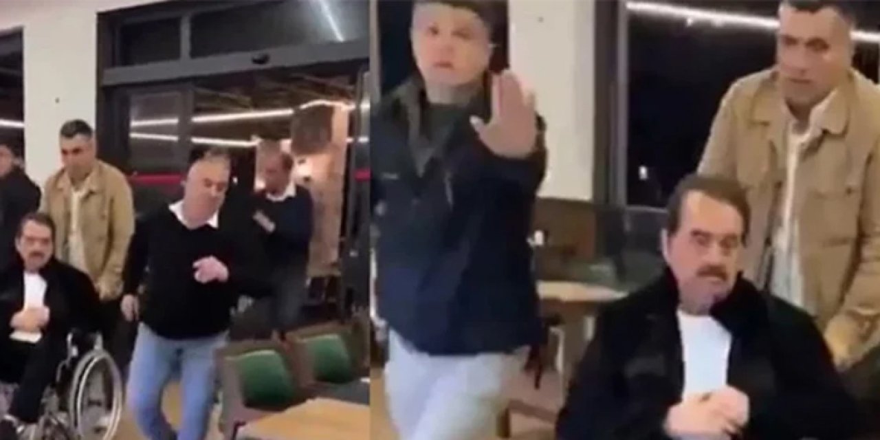 “O görüntüyü sil”: İbrahim Tatlıses’in restoran girişinde gergin anlar
