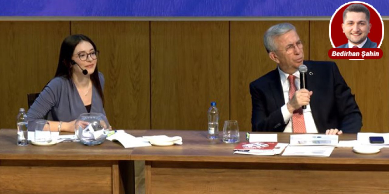 Gençler sahnede, başkan kürsüde: Yavaş’tan açık oturum