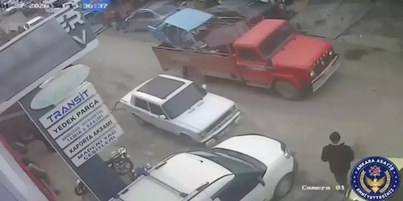 Ankara’da film gibi operasyon: Çalıntı araçlar aynı gün hurdada bitti