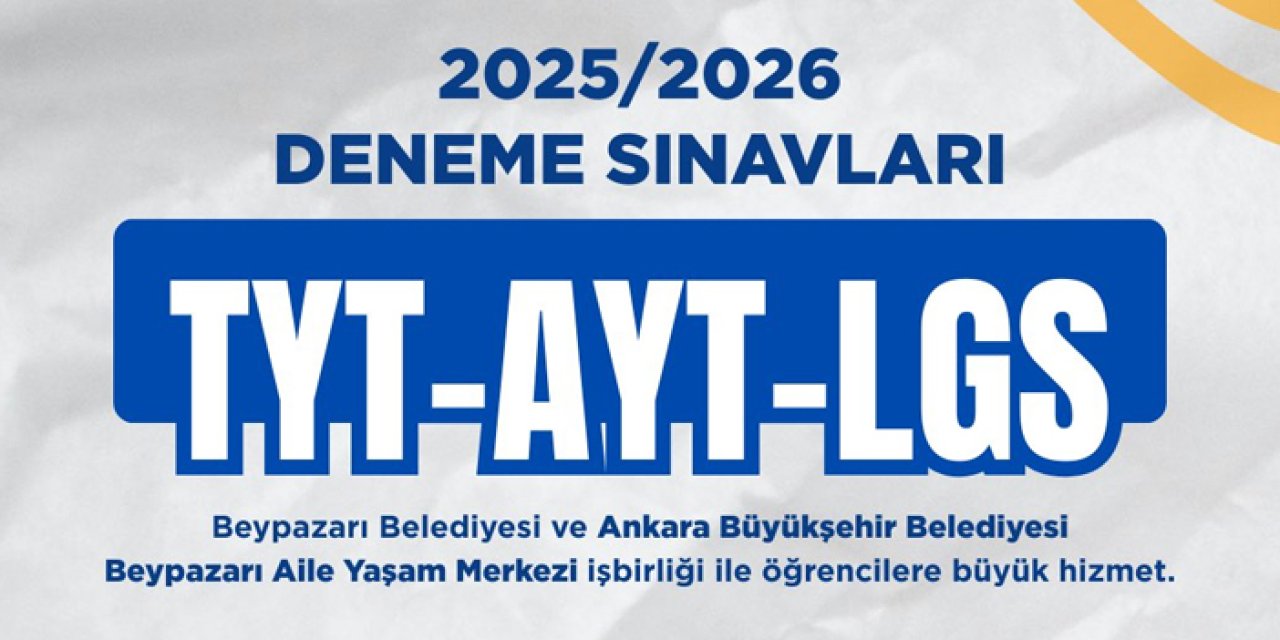 Beypazarı’nda sınav seferberliği: Gençler için deneme maratonu başlıyor