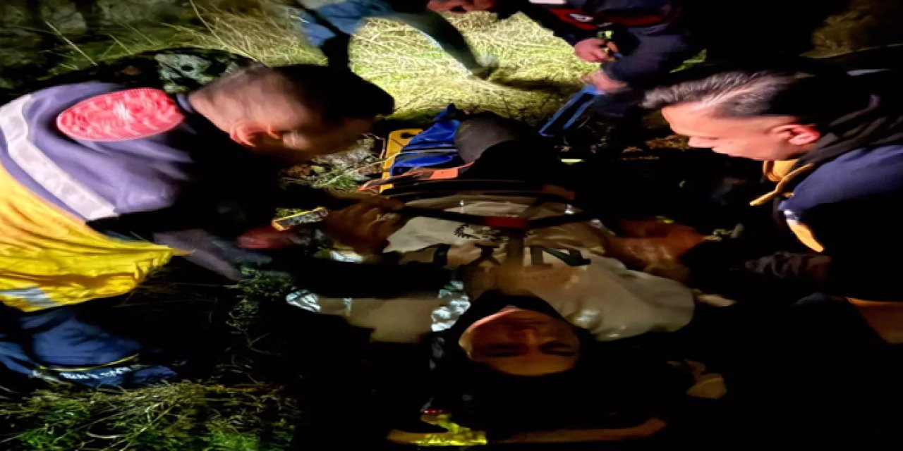 Ihlara Vadisi'ne düşen kadın ağır yaralandı