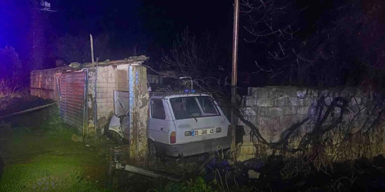 İzmir'de acı kaza: 1 ölü 1 yaralı