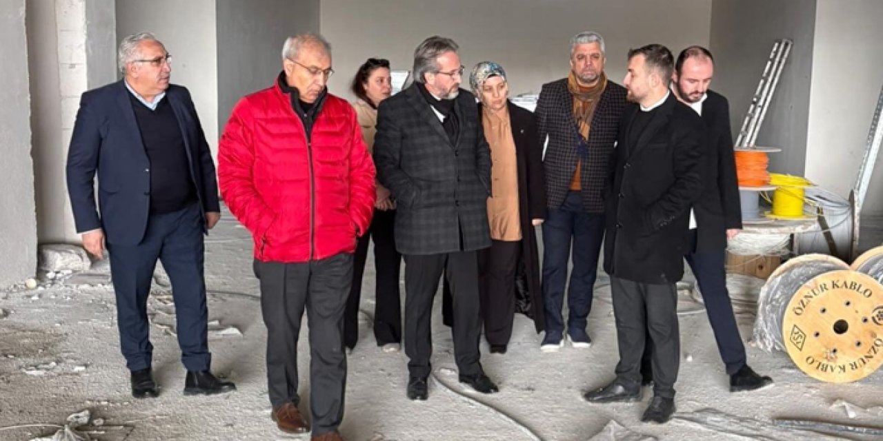 Mamak’ta diş hastanesi yükseliyor: AK Parti’den yerinde inceleme geldi