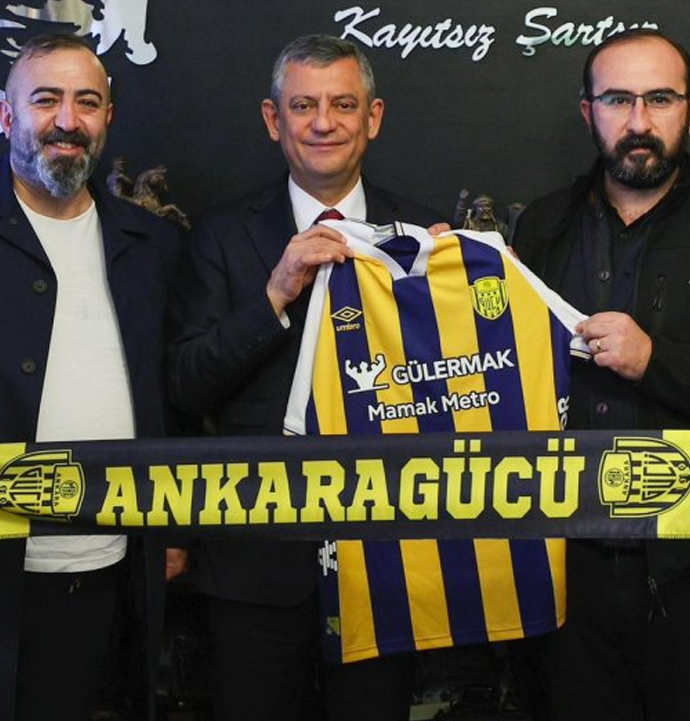 Ankaragücü YK Üyesi Kaya’dan CHP lideri Özel’e ziyaret