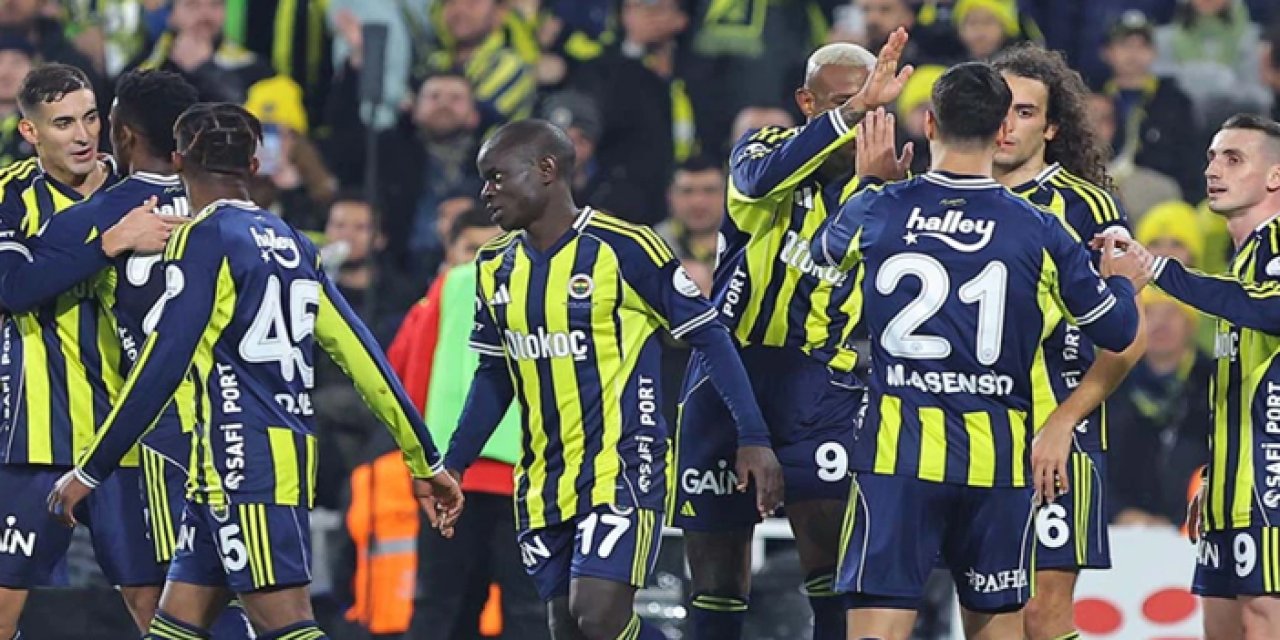 Fenerbahçe'den zorlu derbide gollü galibiyet