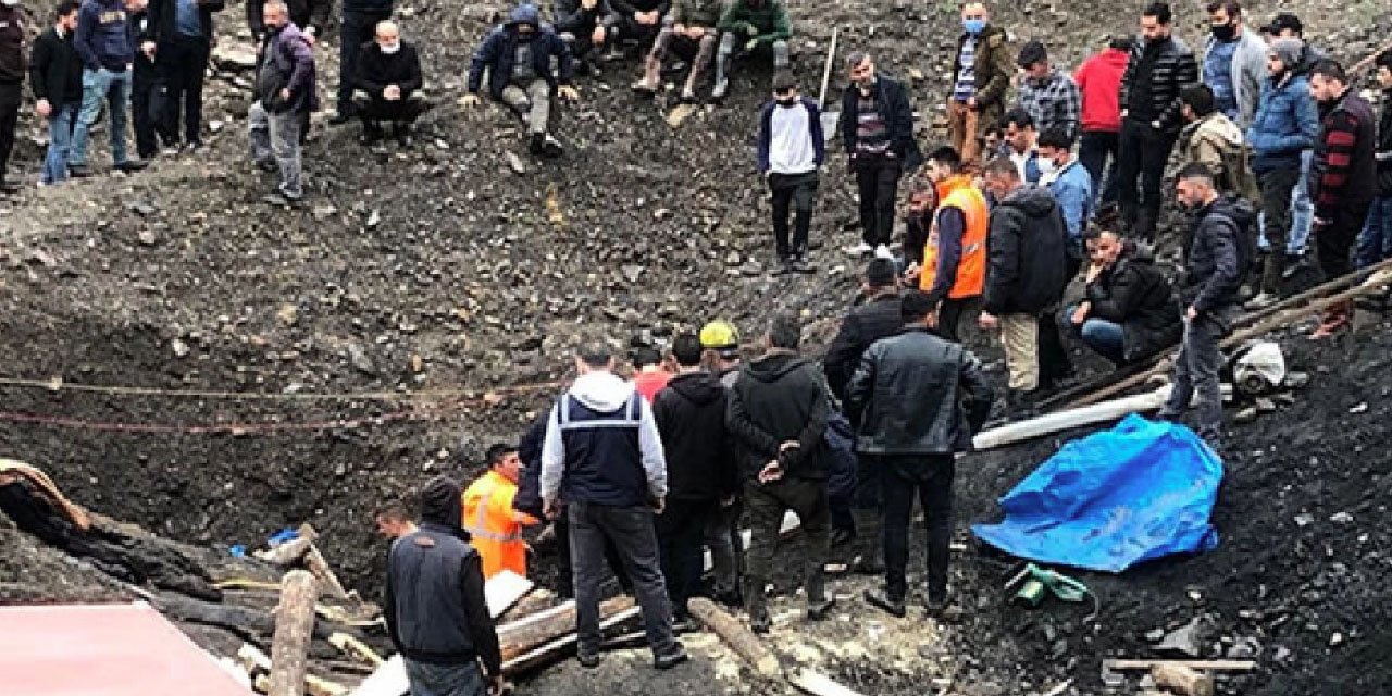 Zonguldak'taki Gelik Maden Ocağı'nda göçük