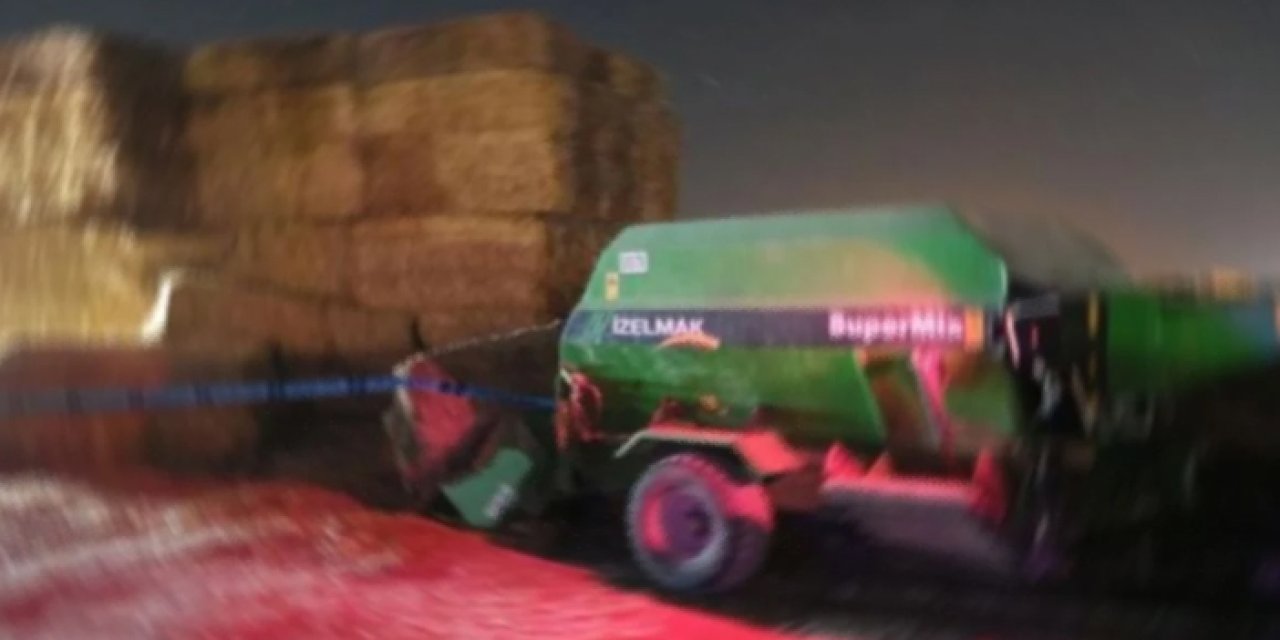 İzmir'de korkunç ölüm: Saman balyalarının altında can verdi!