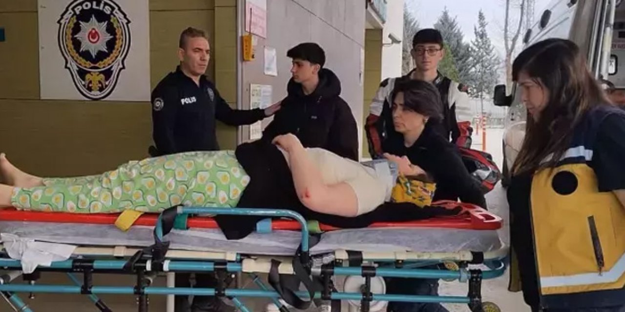 Kapıyı Kırarak Eve Girdi, Kadın Panikle Kendini Balkondan Bıraktı