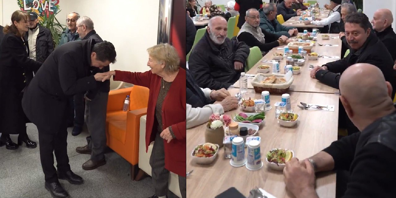 Başkan Kasap ve eşi huzurevi sakinleriyle iftar yaptı
