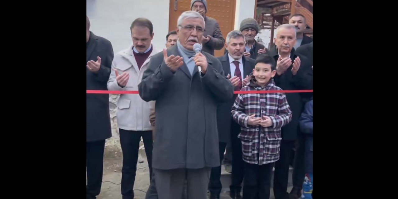 Çamlıdere İnceöz’e yapılan Köy Konağı dualarla açıldı