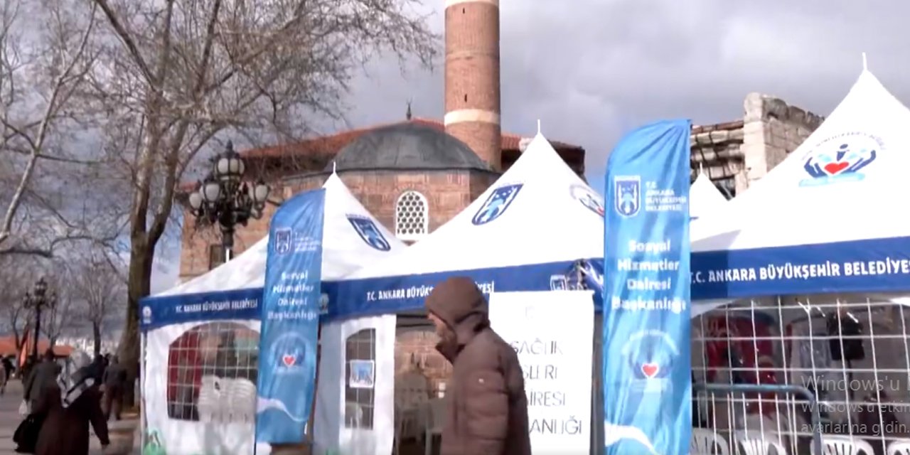 Hacı Bayram Camii’nde vatandaşa ücretsiz sağlık taraması