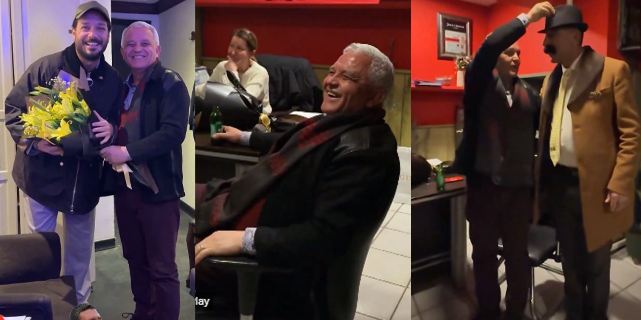 Başkan Şahin, Hayrettin ve Kaos Show ekibini ziyaret etti