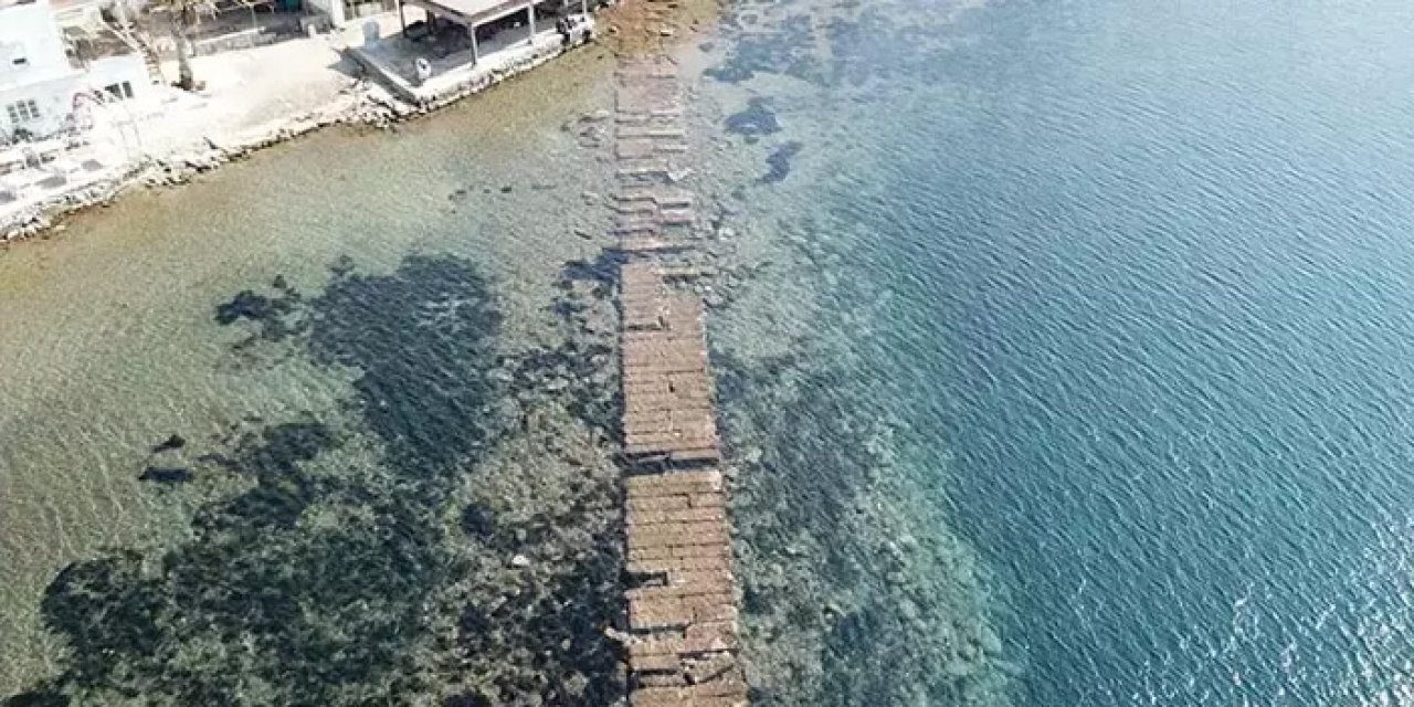 Bodrum’da Deniz Çekildi: 3.500 Yıllık "Kral Yolu" Görünür Oldu