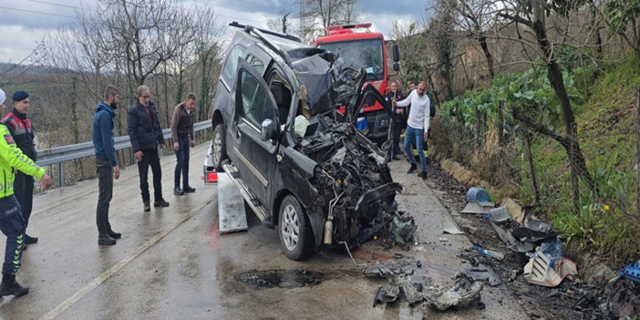 Ordu'da feci kaza: 2 ölü, 2 ağır yaralı