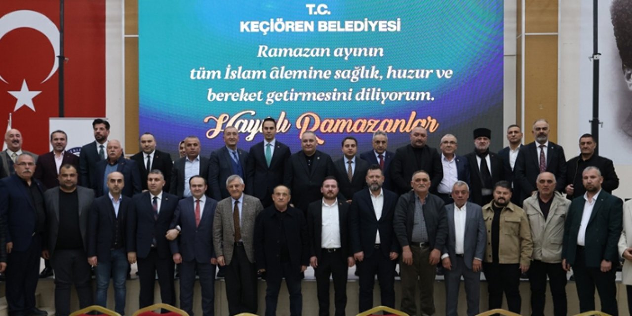 Çubuk, Kalecik ve Akyurtlular aynı sofrada iftar yaptı