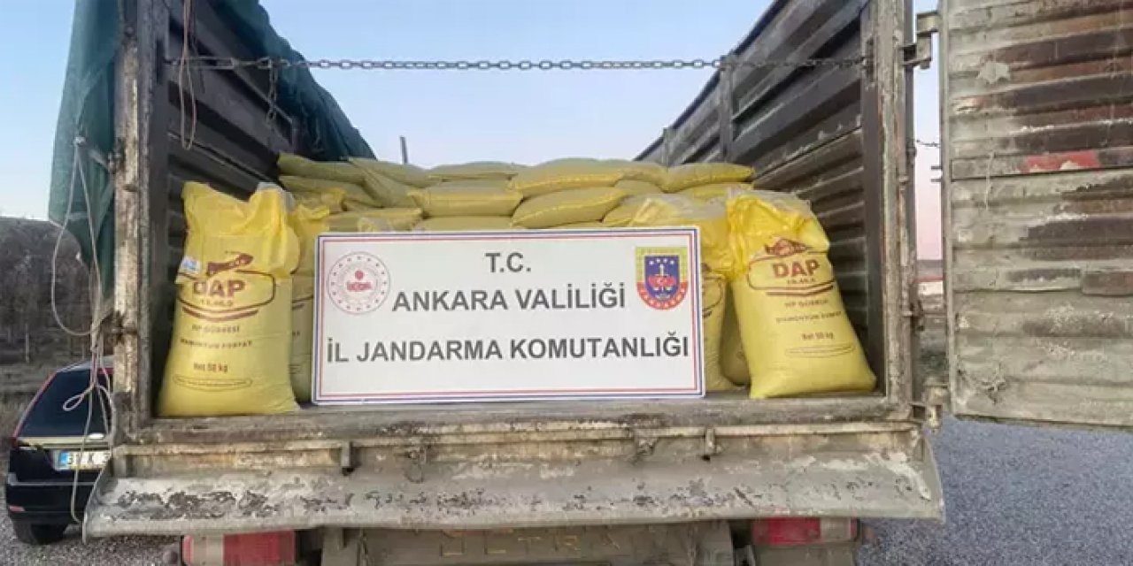 Ankara’da sahte gübre operasyonu: 30 ton ürün ele geçirildi
