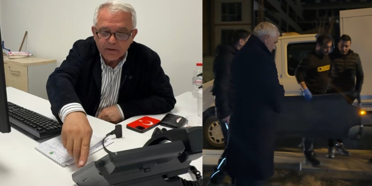 Kazada yaralanan köpeğin imdadına Veli Gündüz Şahin koştu